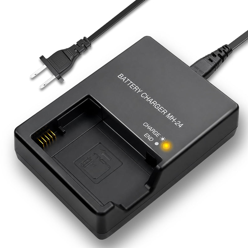 MH-24 Battery Charger Replacement for Nikon D5600, D3500, D5300, D3400 | Smart Camera Quick Charger for EN-EL14 EN-EL14a, Fits D5500, D3300, D3200, D3100, D5200, D5100,Df, Coolpix P7800