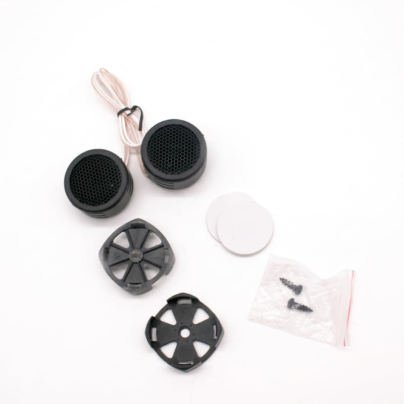 2PCS Mini Dome Car Tweeters, High Power 500W Car Speaker Dome Tweeter Sound, Universal High Sensitivity Stereo Speaker Replacement for Vehicle Audio Modification System