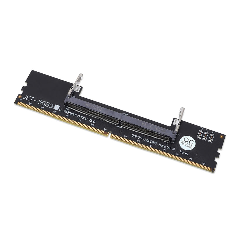 DDR5 U DIMM to So DDR5 Rvs Adapter Card, Laptop to Desktop Memory Converter for Computer Repair, with Stable Testing and Durable PCB for Maintenance