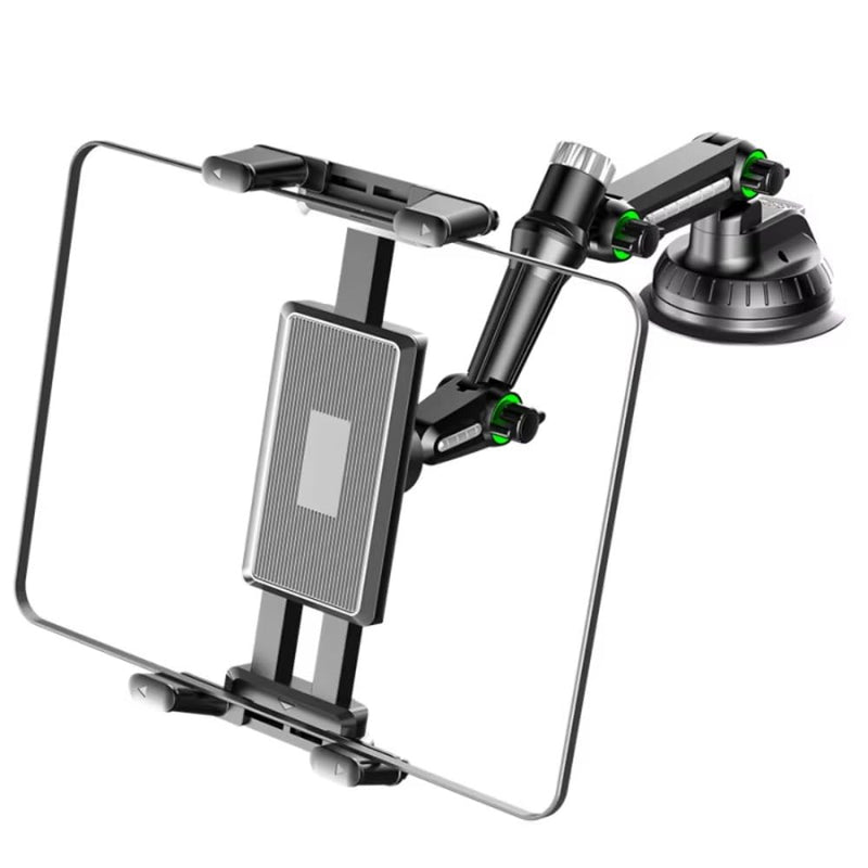 Car Universal Tablet Holder Suction Cup Mount for iPad pro Air4-13'' Xiaomi Tablet SUV Truck Vehicle Lift Windshield Window (Black) Black
