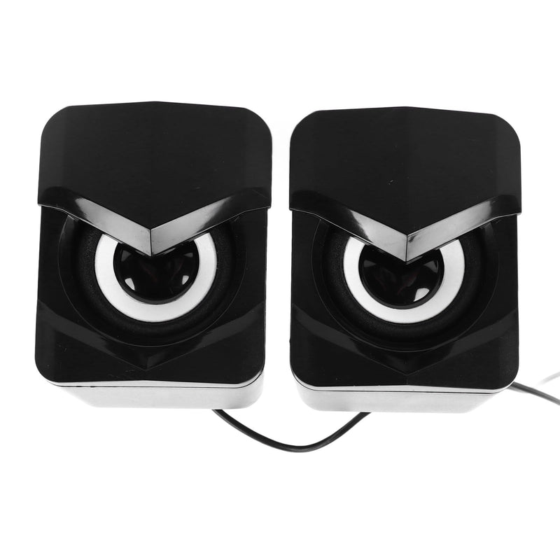 2pcs Computer Speakers with Heavy Subwoofer for Desktop Laptop Music Movies Games USB Powered Wired Stereo Audio