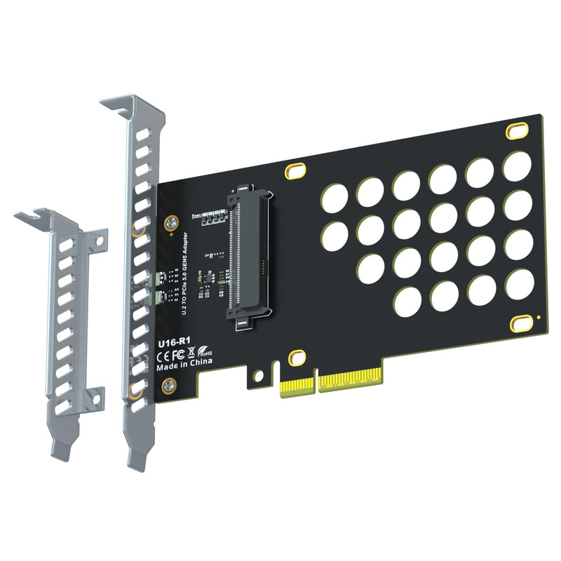 PU15N U.2 to PCIe 5.0 X4 Adapter Card for U.2 NVMe SSD