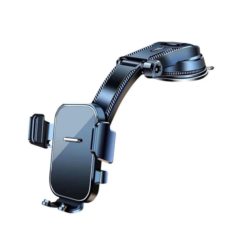 Car Phone Mount, Suction Cup Dashboard & Windshield Phone Holder, 360° Rotation Universal Cell Phone Stand for Car, Black,1PC