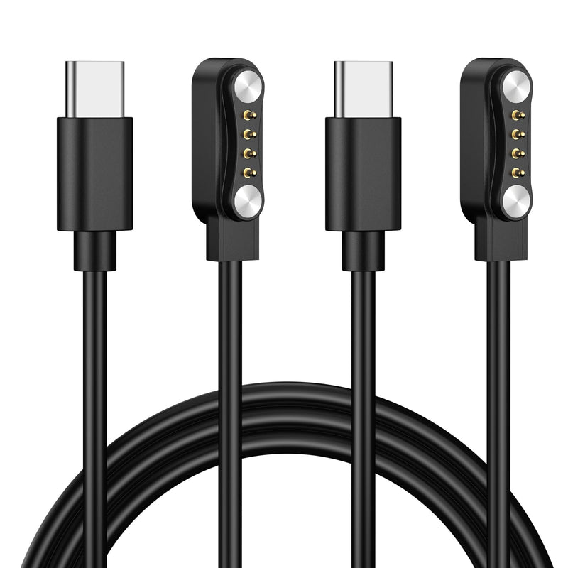 Vancle 2 Pack Charger for PLAUD Note & Note Pro AI Voice Recorder, USB C Magnetic Charging Cable Cord for PLAUD Note Pro Charger 2*USB C