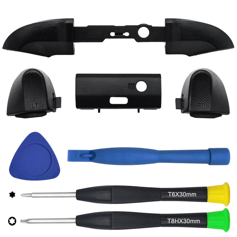 lyfLux for use with Xbox Series X/S Controller LBRBLTRT Bumper Replacement Kit with 2 Screwdrivers, Prying Tools, Shoulder Trigger Repair Parts