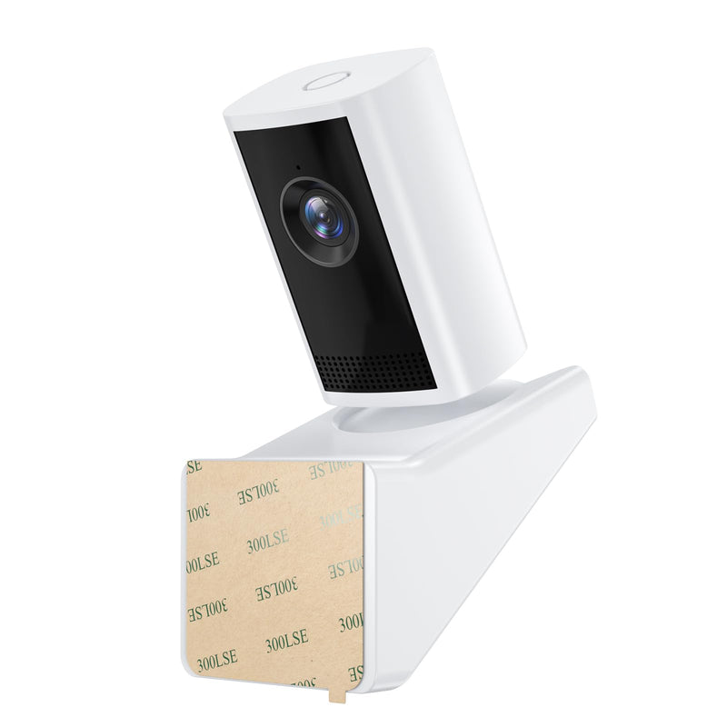 SURVADV® Window Mount for Ring Indoor Cam Plus (New-est Model) Bracket | 20° Tilt Adjustable Silicone Mount with Strong Heat-resistant Adhesive, Easy Installation, No Glare Glass Camera Holder