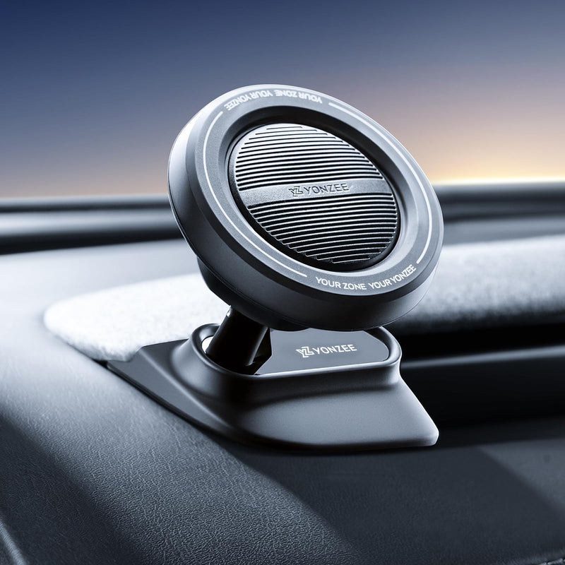 YONZEE Tesla Magnetic Phone Mount for Model Y Juniper 2025-2026 and Model 3 Highland 2024-2026, Dashboard Phone Holder with Strong Magnetic Grip, Interior Accessories for iPhone and Smartphones