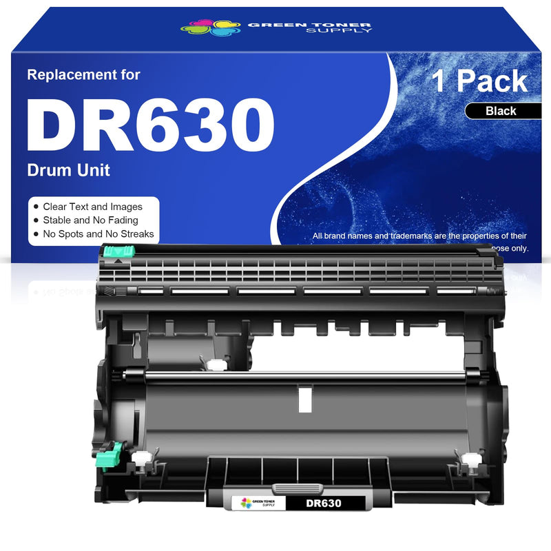 DR630 Drum (Not Toner), 1-Pack, Work with TN630 TN660 | Replacement for Brother DR630 Drum Unit, DR-630, Work for DCP-L2520DW DCP-L2540DW MFC-L2700DWMFC-L2740DW