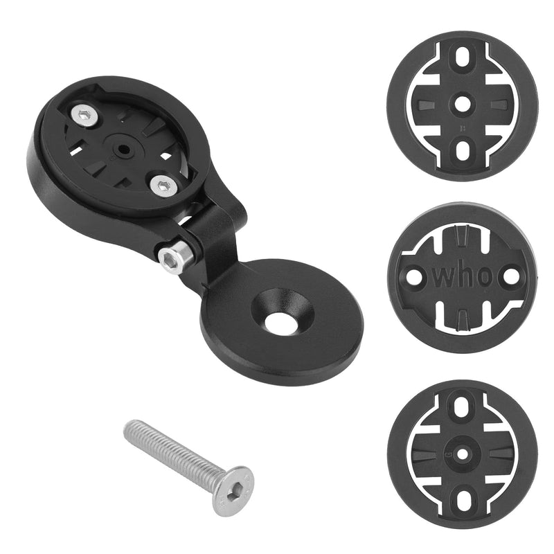 Bike Computer Out Front Stem Mount | Adjustable Handlebar Mount with Top Cap for Garmin Edge Wahoo Elemnt & Bryton Rider,Includes Mount-Base & Screwdriver