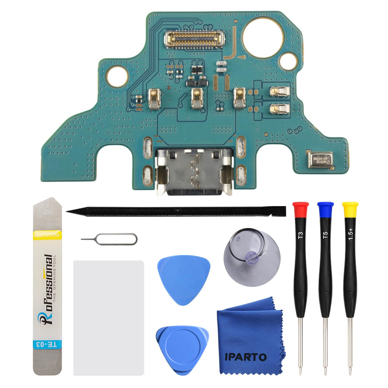 Charging Port Replacement Kit for Samsung Galaxy Tab A11+ / A11 Plus SM-X230 SM-X236B USB Flex Dock Connector Charging Flex Replacement with Tools