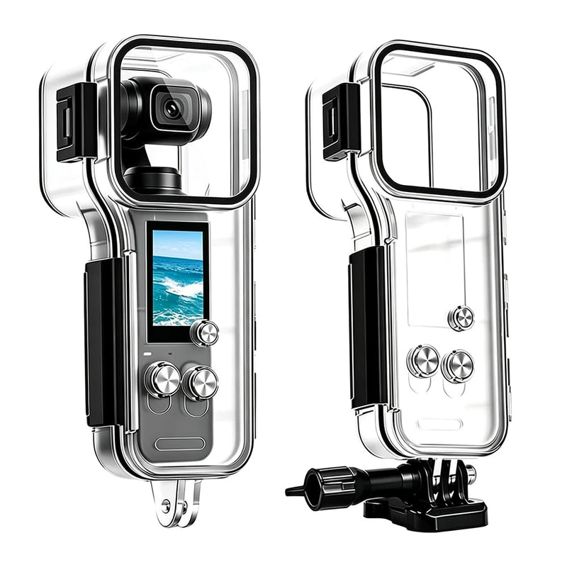50M/164FT Underwater Waterproof Dive Case for DJI Osmo Pocket 4 | Diving Housing Waterproof Protection Case with Bracket Anti-fog Inserts for DJI Osmo Pocket 4 Camera Dive Accessories