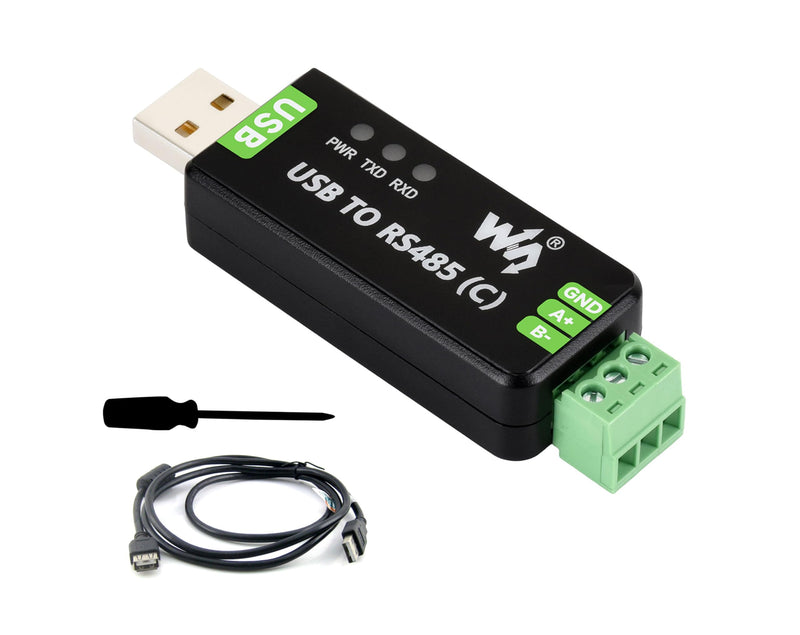 USB to RS485 Bidirectional Converter, with FT232RNL Stable Chip, Industrial Grade Isolated Adapter, with Isolated Transceiver and TVS Protection Circuits, etc. Up to 1.2km RS485 Transmission Distance