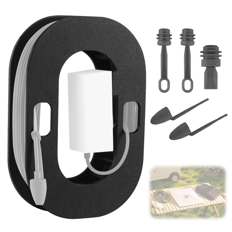 Starlink Mini Cable Management & Silicone Cable Caps Set | Waterproof and Dropproof Starlink Mini Accessories for RVs, Homes, Offices, Outdoor, Easy Storage and Organization