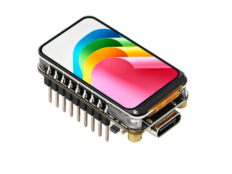 ESP32-C3 1.47inch LCD Display Dev Board with Pre-Soldered Headers, RISC-V 32-bit Single-Core Processor, 262K, 172×320 Pixels, Support 2.4GHz Wi-Fi/BLE 5, HMI, IoT Devices, Smart Displays