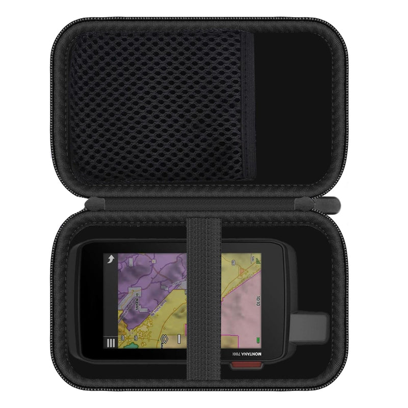 Montana 750i Case, Lamshaw Durable EVA Carrying Case, Shockproof & Lightweight Protective Cover Compatible with Garmin Montana 700i / 700 / 710i / 750i Handheld GPS (Black) Black