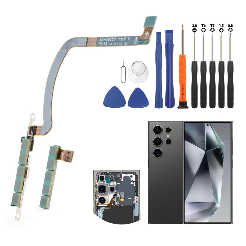 5G Signal Antenna Flex Cable for Samsung Galaxy S24 Ultra 5G with Module | S928U Connector Accessories Replacement Parts with Repair Tools
