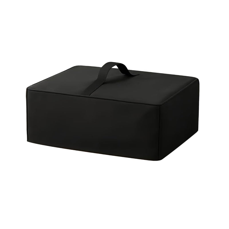 Sleeve with Drawstring, Oxford Cloth Dustproof Cover Protective Accessory Multiple Size Printer Dust Cover for Office Home Use(46x38x21cm,Black) Black 46x38x21cm