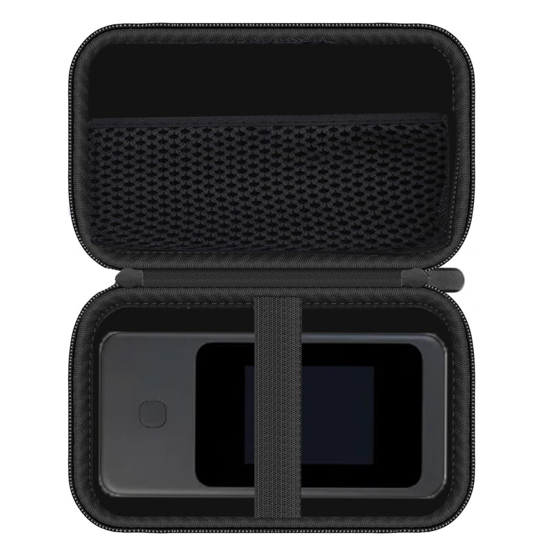 Compatible for GGL.iNet Meet MUDI 7 Case, Lamshaw Durable EVA Carrying Case, Shockproof & Lightweight Protective Cover Compatible with GL.iNet Meet MUDI 7 Wi-Fi 7 GL-E5800 Travel Router (Black) Black