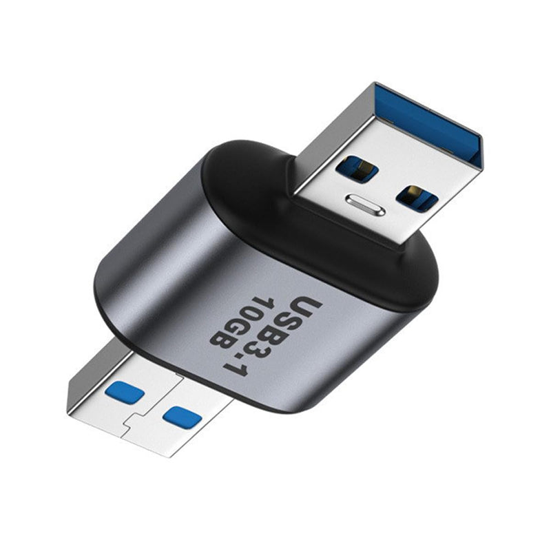 JSER USB 3.0/3.1 Type A Male Host to USB 3.0/3.1 A Male Device Data Adapter 10Gbps Extension Compatible with Laptop Desktop AM-AM