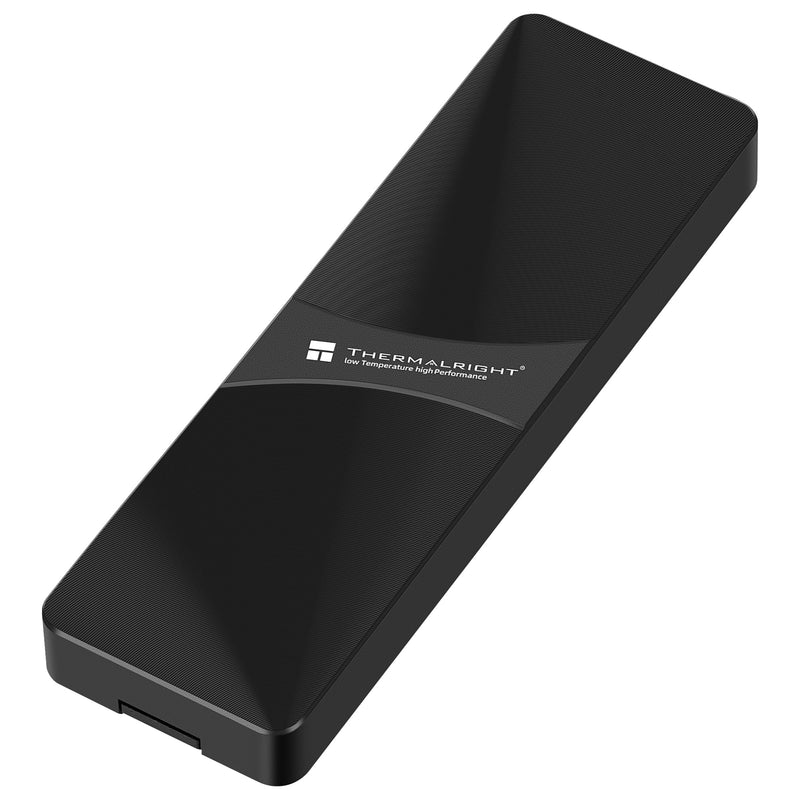 Thermalright M.2 NVMe SSD Enclosure HR-EB118 AC Black | USB3.2 Gen2 10Gbps USB-C External SSD Case, CNC Aluminum Housing, UASP/Trim/S.M.A.R.T, Thermal Pads, 2230-2280, Up to 8TB