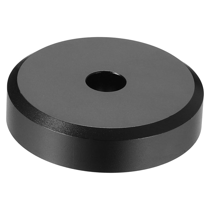 MECCANIXITY 45 Record Adapter, 1.5'' Aluminum Matte Vinyl Record Adapter Turntable Disc Weight Stabilizer Universal Disc Stabilizer for 45 RPM Vinyl Discs, Black