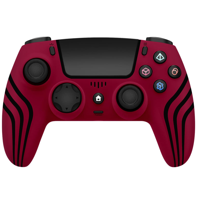 Wireless Controller for PS4,Controller Compatible with PS4/Slim/Pro,Red Red