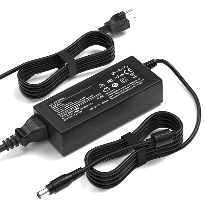 12V 5A AC Laptop Charger Compatible with Jumper EZbook Power Cord | Compatible with Jumper EZbook X3 3S 3L X4 S4 S5 2 3 Pro/EZpad 6 Pro 8/EZpad 3 Plus A5/Chuwi Herobook Pro Supply Cord