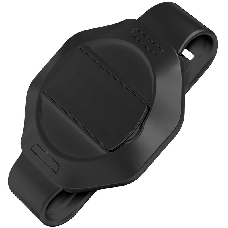 Universal Tablet Hand Strap Stand, 360° Rotatable 2-in-1 Handheld & Desktop Holder, Soft Silicone Wristband, 10KG Heavy Duty Anti Drop Mount for All Tablets,Black