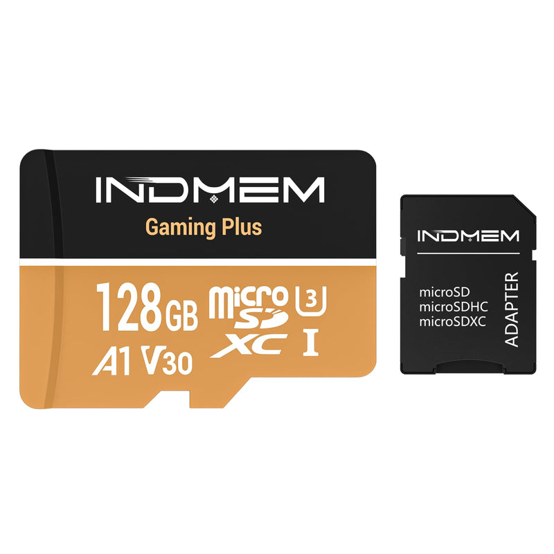 Micro SD Card 128GB High-Speed Performance (95MB/s Read, 35MB/s Write), Compatible with DSLR, Drone, Action Camera & Portable Devices（1 microSD Card +1 Adapter）
