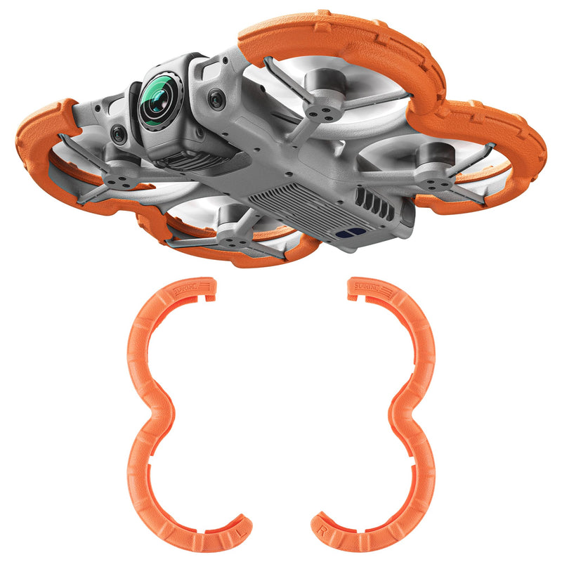 Avata 360 Propeller Guard - Bumper Guards Anti-Collision Ring Cover Gimbal Protective for DJI Avata 360 Drone Accessories Orange