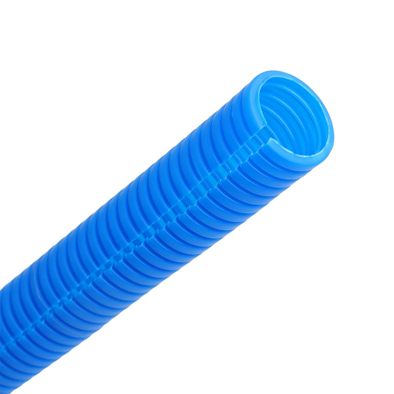 Split Wire Loom, 20ft Cable Sleeve, Flexible Cable Management Sleeve Cord Protectors from Pets No Chew for Home Office Automotive Industry (Blue, 1") Blue 1"
