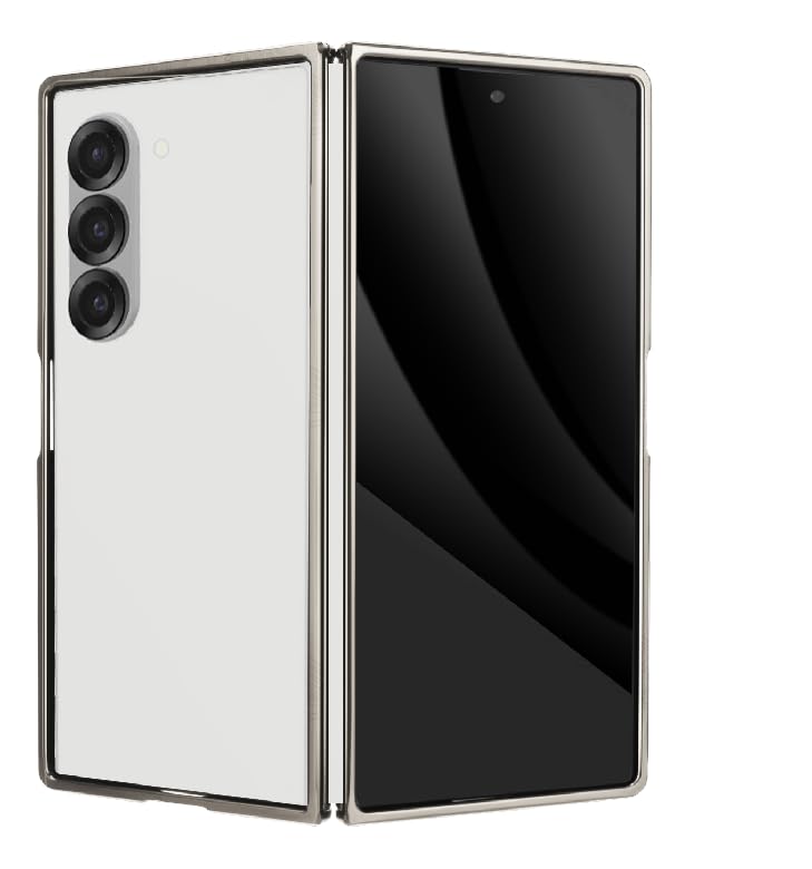 for Galaxy Z Fold 8 Ultra Bumper Case Metal, No Back Metal Bumper Frame Slim Fit Backless 4 Corners Shockproof Heat Dissipation Wireless Charging Compatible (Silver) Silver