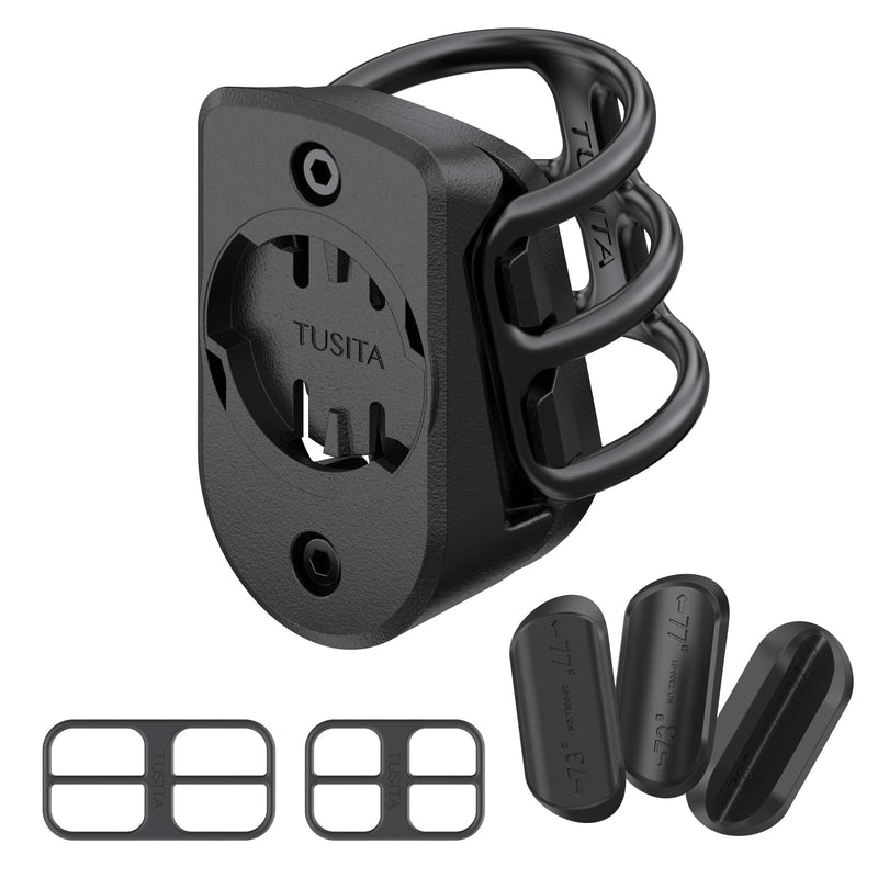 TUSITA D-Shaped, aero or Round Seat Post Mount Compatible with Wahoo TRACKR Radar - GPS System Accessories