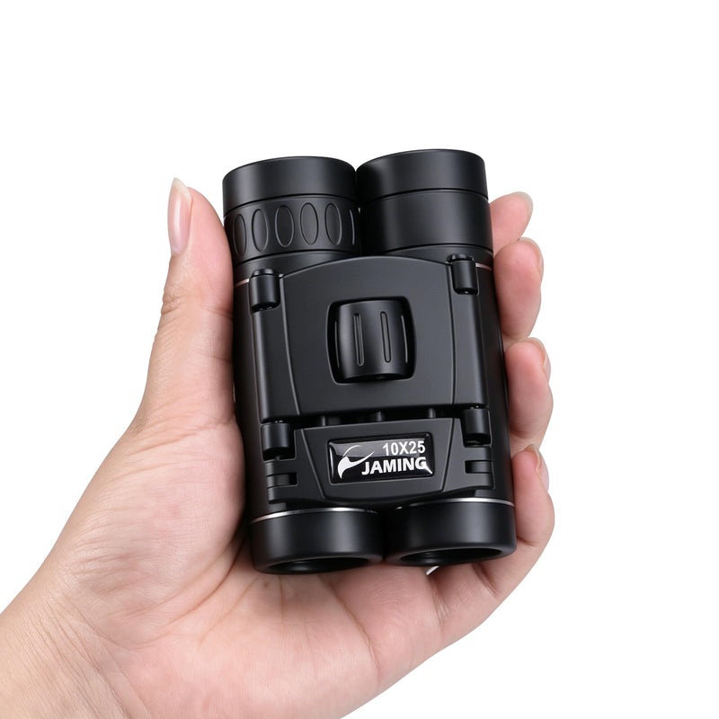 M.A.K 10x25 Compact Binoculars HD Lens Lightweight Mini Pocket Telescopes | FMC Fully Multi-Coated Lens for Bird Watching, Concerts, Travel, Hiking, Sports Games, Outdoor Adventures
