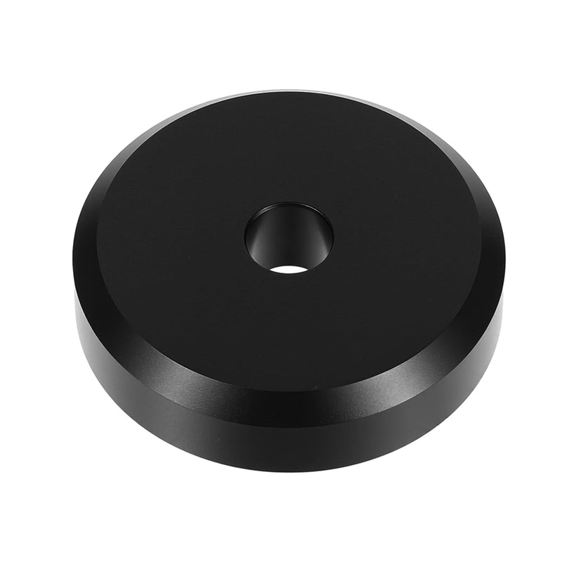 45 RMP Vinyl Record Adapter 45 RPM Adapter Aluminum Solid Aluminum Dome 45-Adapters for Record Player (Black)