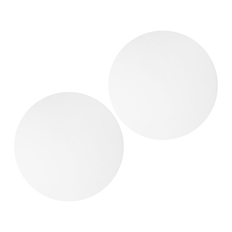 2pcs Acrylic Lamp Diffuser Covers for Ceiling Light 39.5cm Diameter 1mm Thick White Lampshade Shade Diffusers for Soft Light, Downlight, and DIY Lamp Accessories