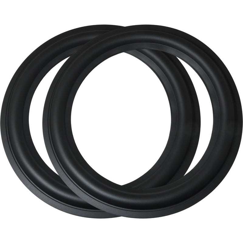 MEETOOT 2PCS 8 Inch Black Speaker Foam Surround Repair Kit Audio Equipment Rubber Replacement Part