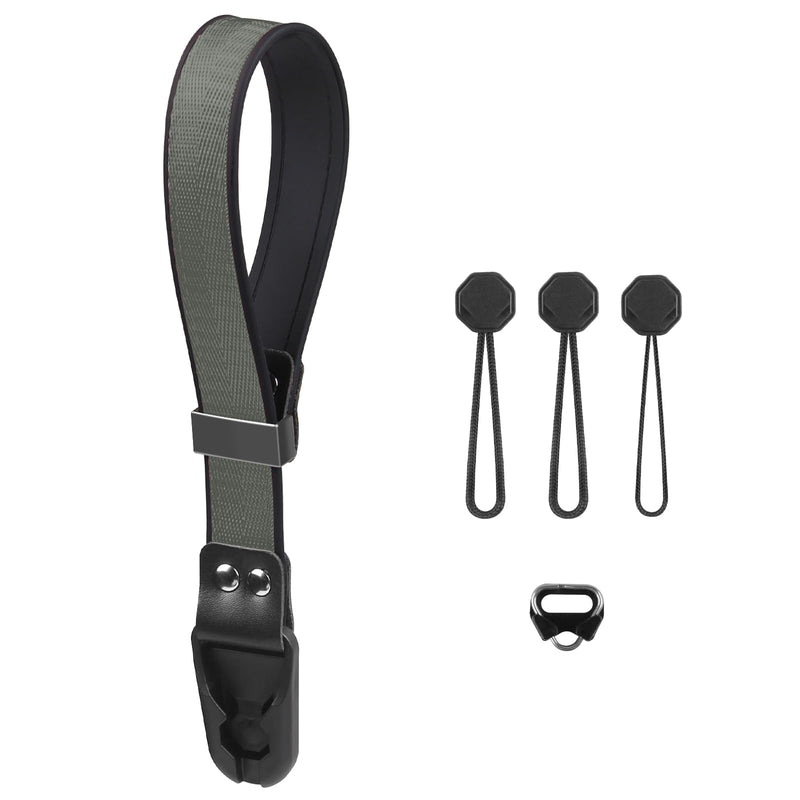 FIEIL Quick Release Camera Strap, Adjustable Universal Camera Wrist Strap for DSLR Mirrorless Compact Point-and-Shoot Cameras, Comfortable Secure Fit for Photographers (Charcoal Gray) Charcoal Gray