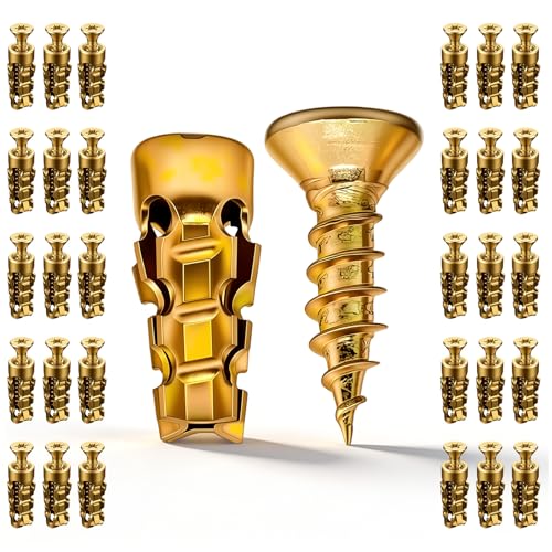 30PCS 6×14mm Short Expansion Screw Set