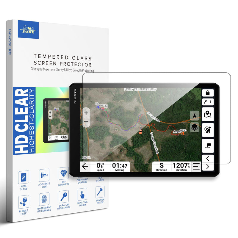 Premium Tempered Glass Screen Protector (HD Clear) | for Garmin Alpha XL Dog Tracking GPS Navigator 10.1", 9H, Anti-scratch, Anti-fingerprint Alpha XL - 10.1" - HD Clear
