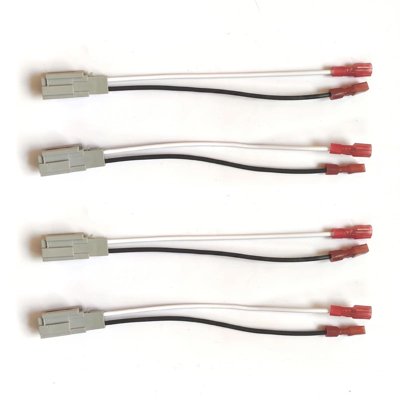 4PCS Car Front and Rear Tweeter Speaker Wiring Harness, Plug and Play Speaker Connector for Aftermarket Audio Upgrade, Compatible with 2021-2024 Bronco and Maverick
