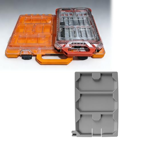 Adapter Board Compatible with Klein MODBOX | Compatible with Milwaukee Packout | Toolbox Snap-on Connector Adapter | Workshop Organization Solutions (1/2 Pcs) 1/2 Pcs