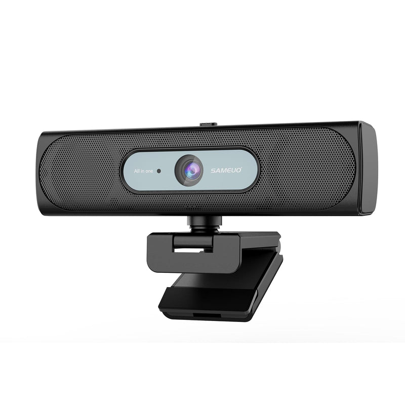 G55 2K Webcam with Dual Speakers & Microphone for PC Laptop | USB Computer Camera, 120° FOV, Remote Control, Plug & Play Streaming Camera, works with Zoom/Teams/Switch 2/Mac
