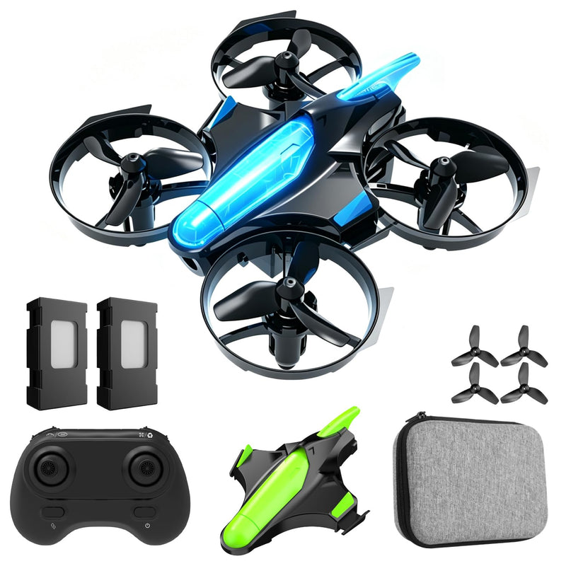Mini Drone for Kids 8-12 and Beginners, RC Quadcopter Toy with Auto Hovering, One Key Start/Landing, Headless Mode, 3D Flips, Circle Fly, Indoor Small Drone Gift for Boys and Girls