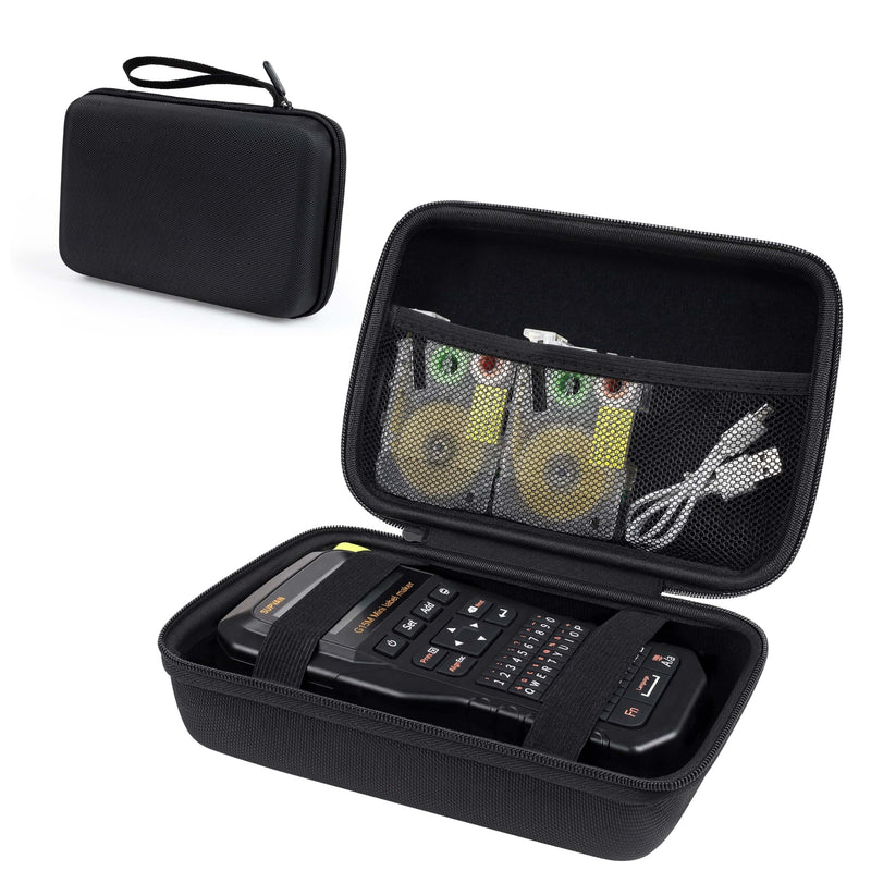 SUPVAN G15M Mini Nylon Hard Protective Travel Case, Black | Premium Protection, Secure & Organized Interior, Compact & Portable, Easy to Carry, Multi-Purpose Storage