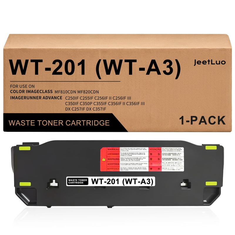 WT-201 Waste Toner Container Cartridge WT201 WT-A3 Waste Toner Box 1-Pack | Replacement for Canon imageRUNNER Advance C250iF C255iF C256iF C350iF C350P C355iF C356iF, ImageClass MF810cdn MF820cdn