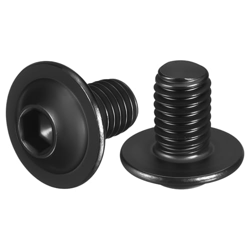 60pcs M8-1.25x12mm 304 SS Flanged Button Head Socket Cap Screws M8-1.25x12 60