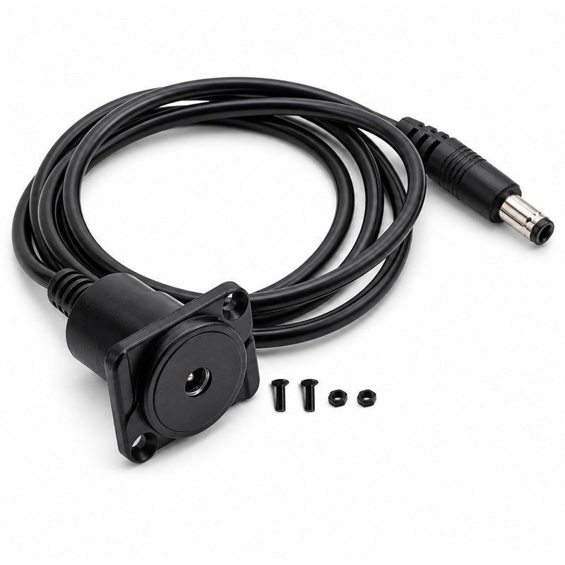 PENGLIN DC Power 5.5 * 2.1mm Extension Cable 1M/39.3 inch | DC Female to Male Panel Mount, For CCTV Surveillance Camera Router LED Light