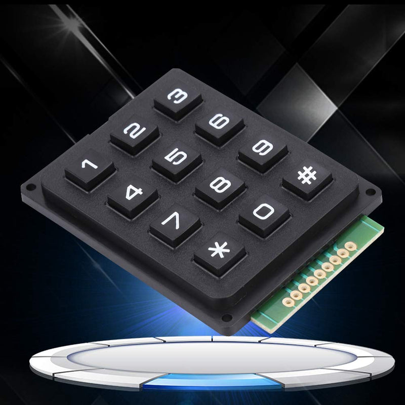 3x4 Keypad 12 Key Keyboard Module 4x3 Numeric Pad for with Star Hash Symbols for Microcontroller Projects