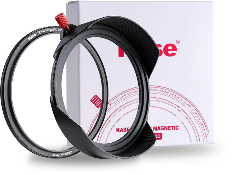 Kase Kowl Magnetic Metal Lens Hood for Revolution/Revolution Plus 82mm Filters (Hood + 82mm Adapter) Hood + 82mm Adapter